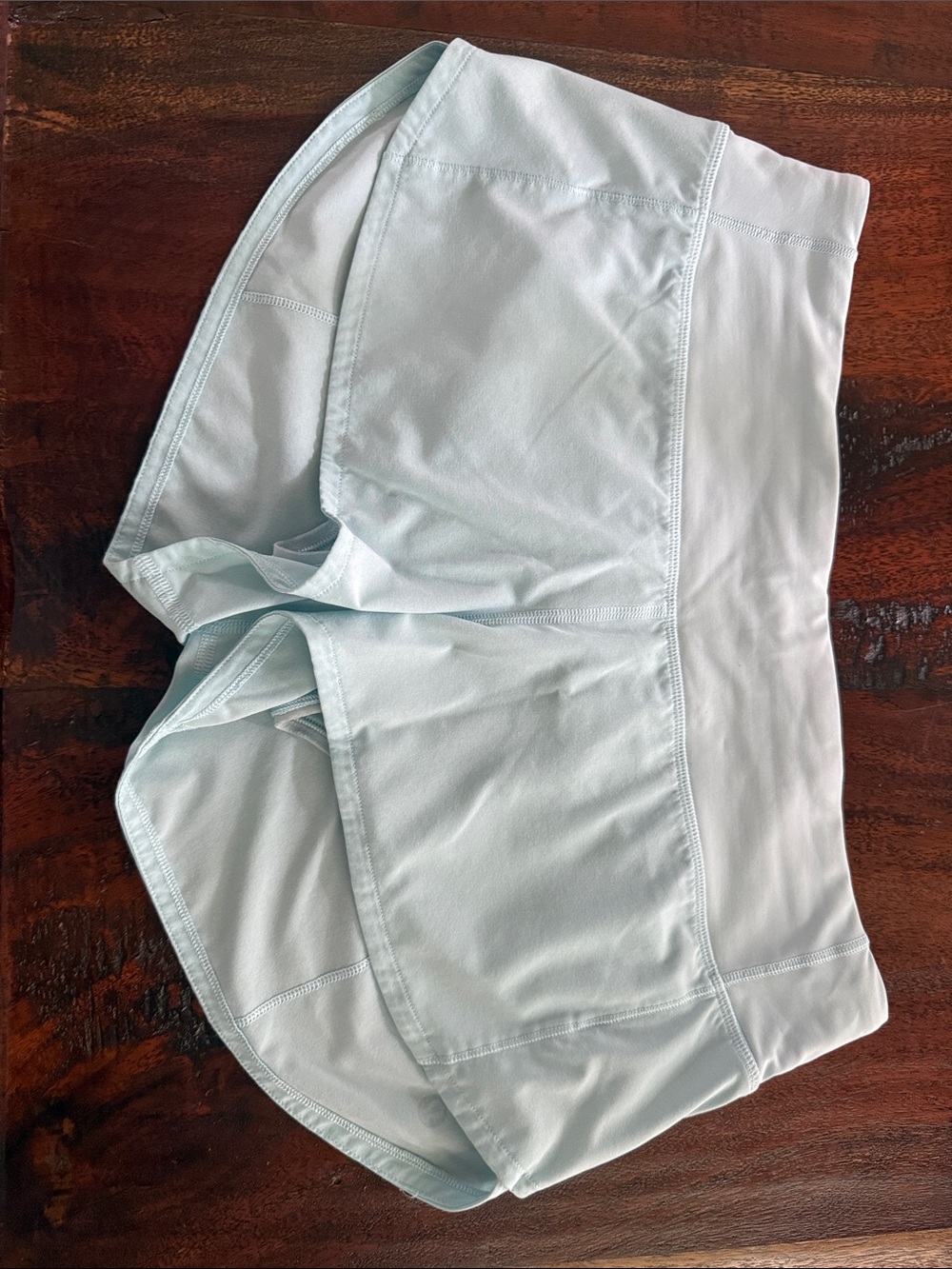 lululemon athletica Black, White & Light Blue Women's Athletic Shorts - Picture 3 of 8